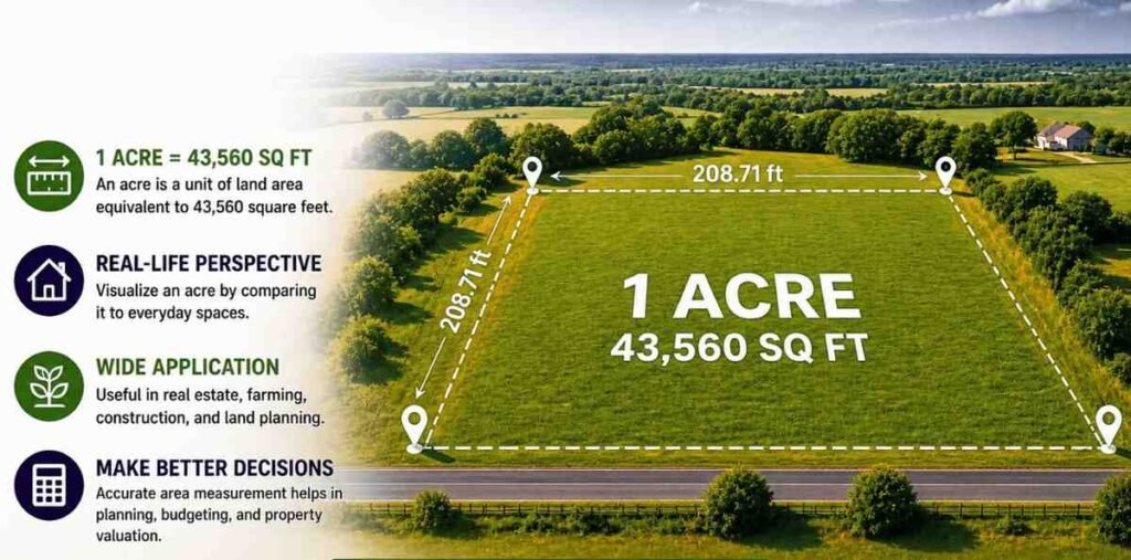 square footage of an acre